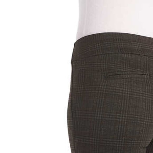 NEW Dalia Pull On Ponte Pants | Grey Plaid - Picture 5 of 7